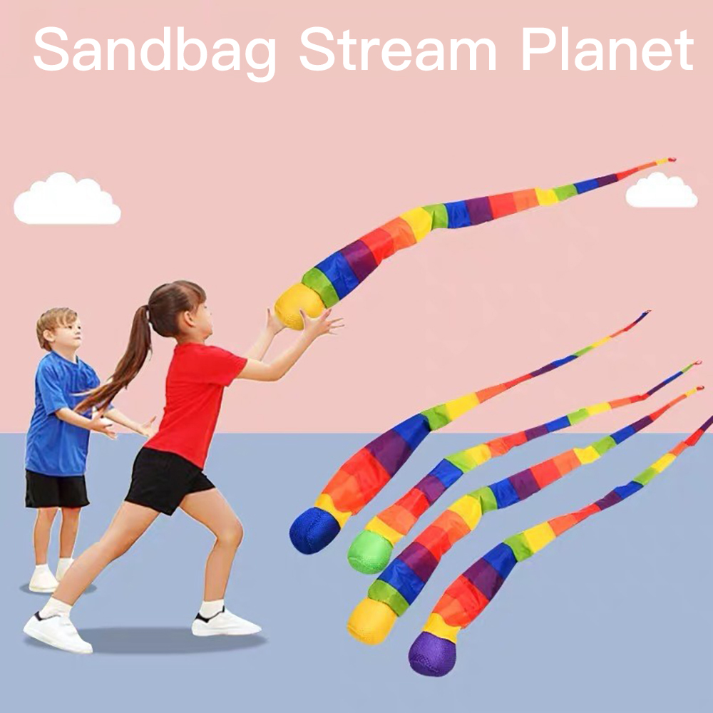 Kids Outdoor Dome - 2PCS Hand Throwing Ball Sandbag Rainbow