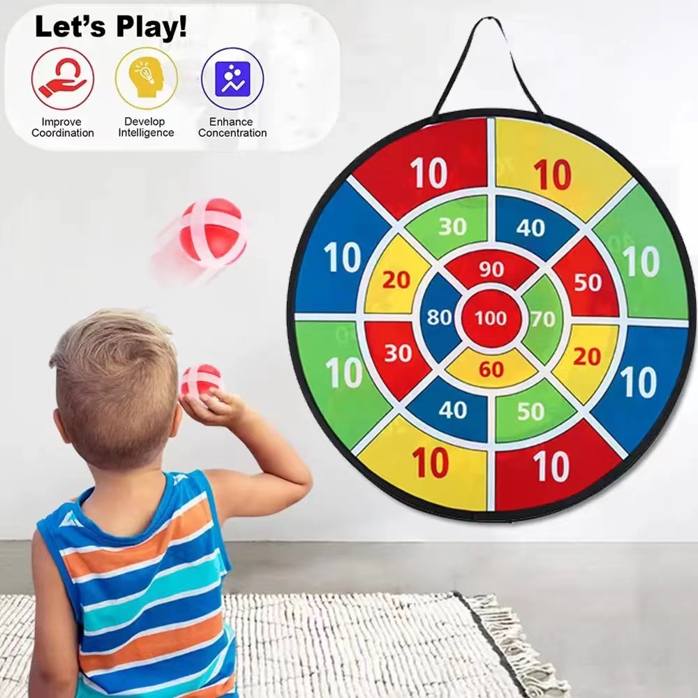 Kids Outdoor Dome - Children with Sticky Ball Large Dart