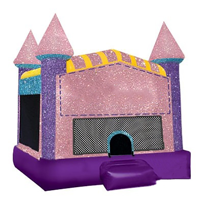 Kids Outdoor Jumping Castle - Inflatable Dazzling Castle Jump Equipment For