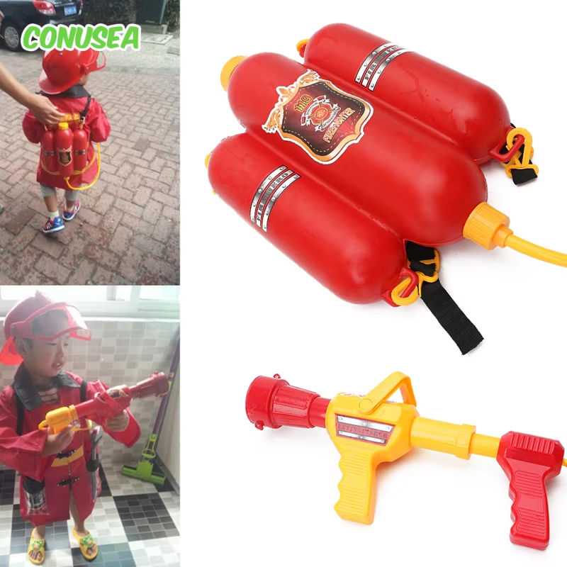 Kids Outdoor Exercise Equipment - Fire Backpack Water Gun Large Capacity