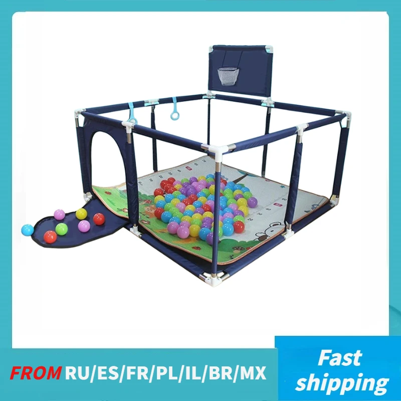 Kids Outdoor Obstacle Course - Square Baby Playpen Toddler Baby Games