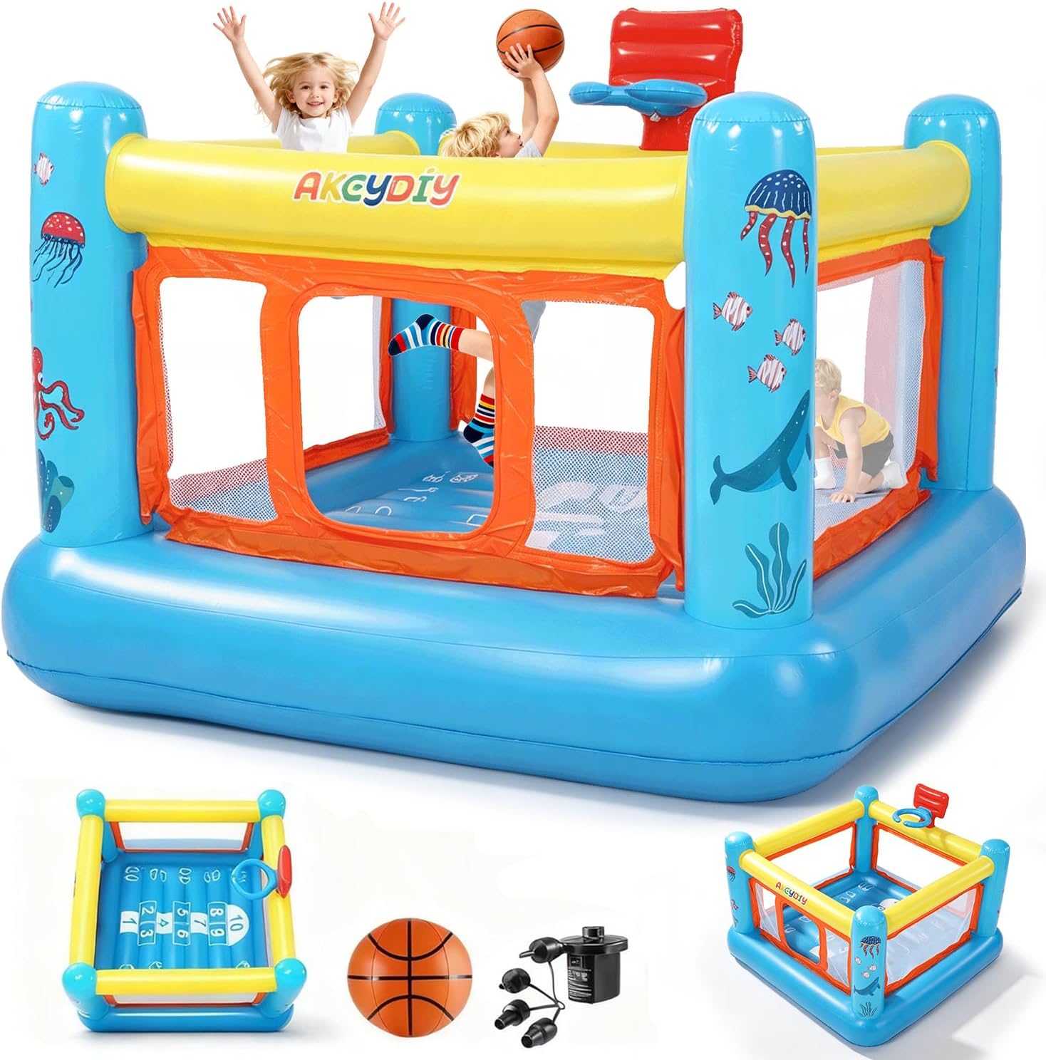 Kids Outdoor Jumping Castle - Bounce House, PVC Inflatable Bounce House