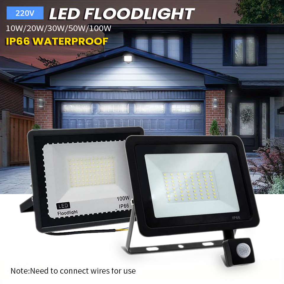 Balance Beam Outdoor - LED Floodlight PIR Motion Sensor Outdoor