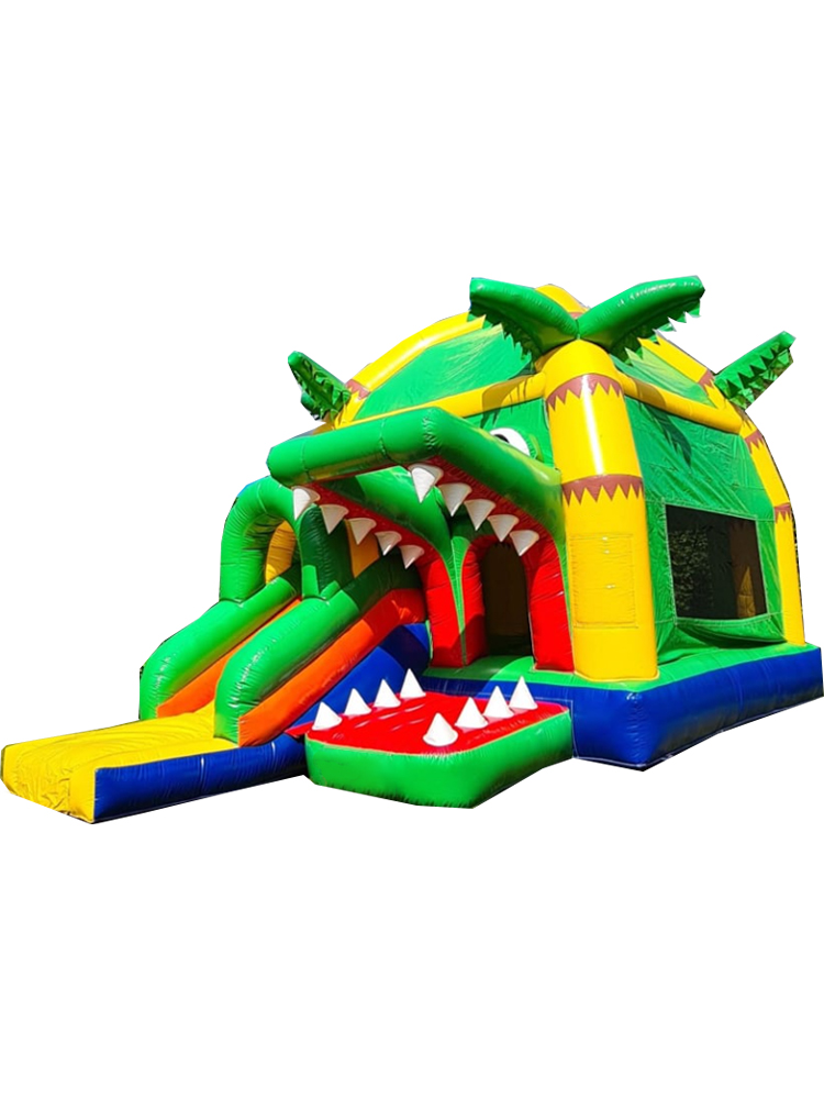 Kids Outdoor Jumping Castle - Kids Crocodile Inflatable Bounce House Jumping