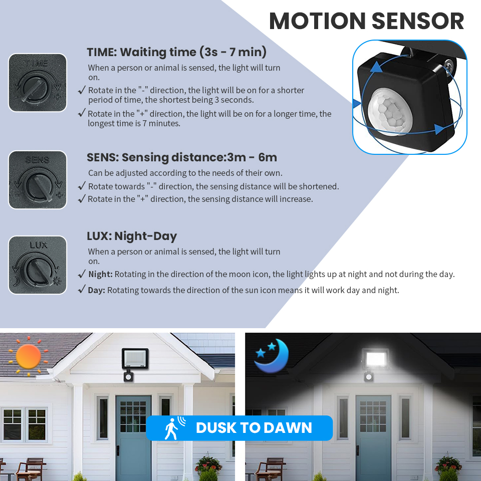 LED Floodlight Motion Sensor A - огляд і ціна Balance Beam Outdoor