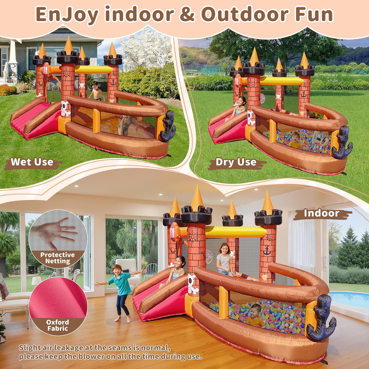 Inflatable Bounce House for Ki - огляд і ціна Kids Outdoor Jumping Castle