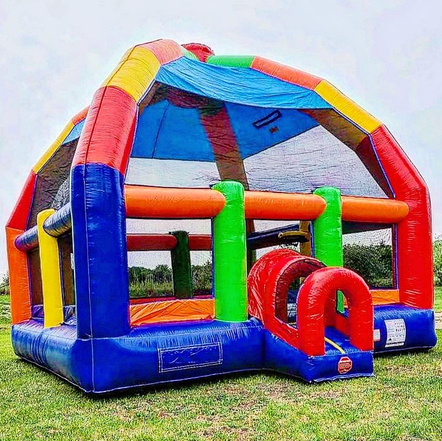 Big Jumping Castle Inflatable  - огляд і ціна Kids Outdoor Jumping Castle