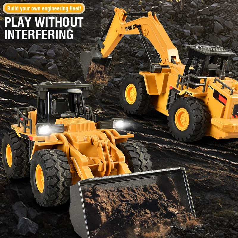 2.4G Alloy Remote Control Exca - огляд і ціна Kids Outdoor Digger