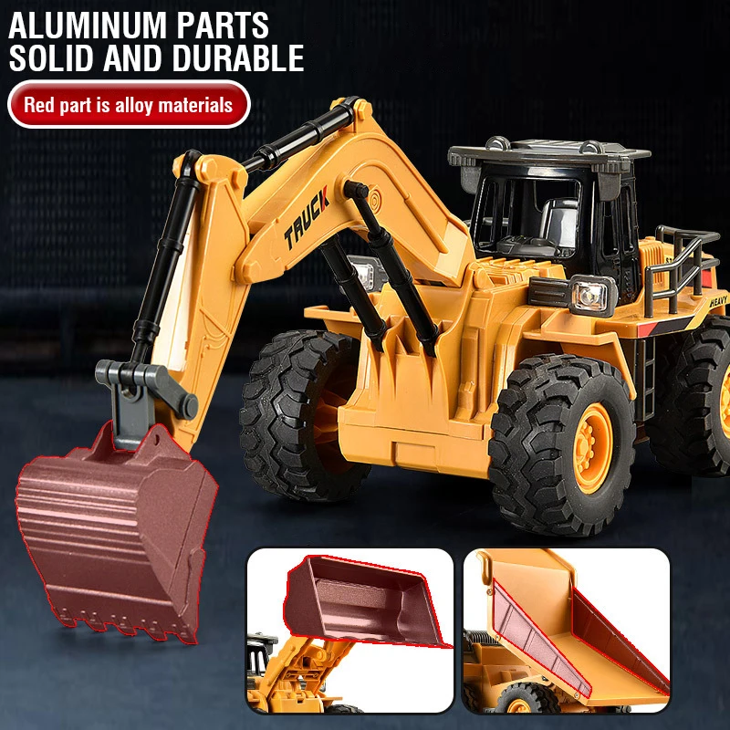 2.4G Alloy Remote Control Exca - огляд і ціна Kids Outdoor Digger