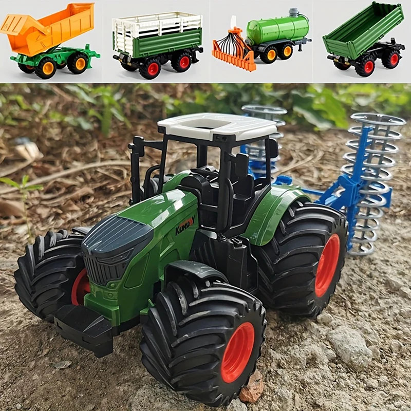 1:24 Inertial Farm Tractor wit - огляд і ціна Kids Outdoor Exercise Equipment