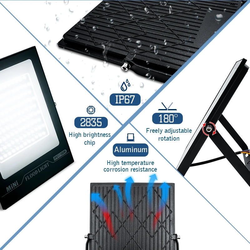 LED Flood Light 220V 10W 20W 3 - огляд і ціна Balance Beam Outdoor