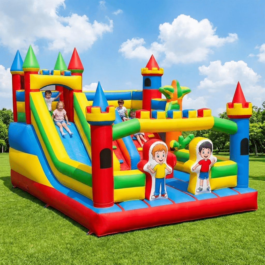 Customized Heavy Duty Commerci - огляд і ціна Kids Outdoor Jumping Castle