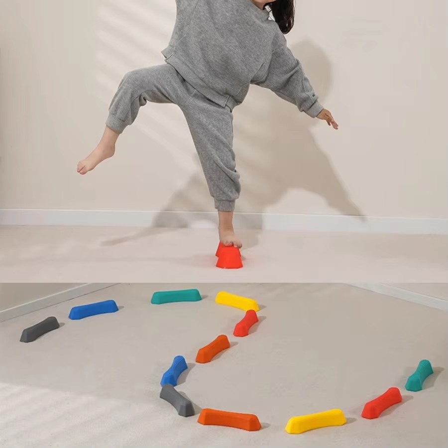 Rainbow Funy Stepping Stones f - огляд і ціна Kids Outdoor Obstacle Course