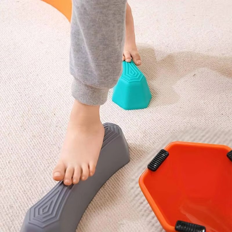 Rainbow Funy Stepping Stones f - огляд і ціна Kids Outdoor Obstacle Course