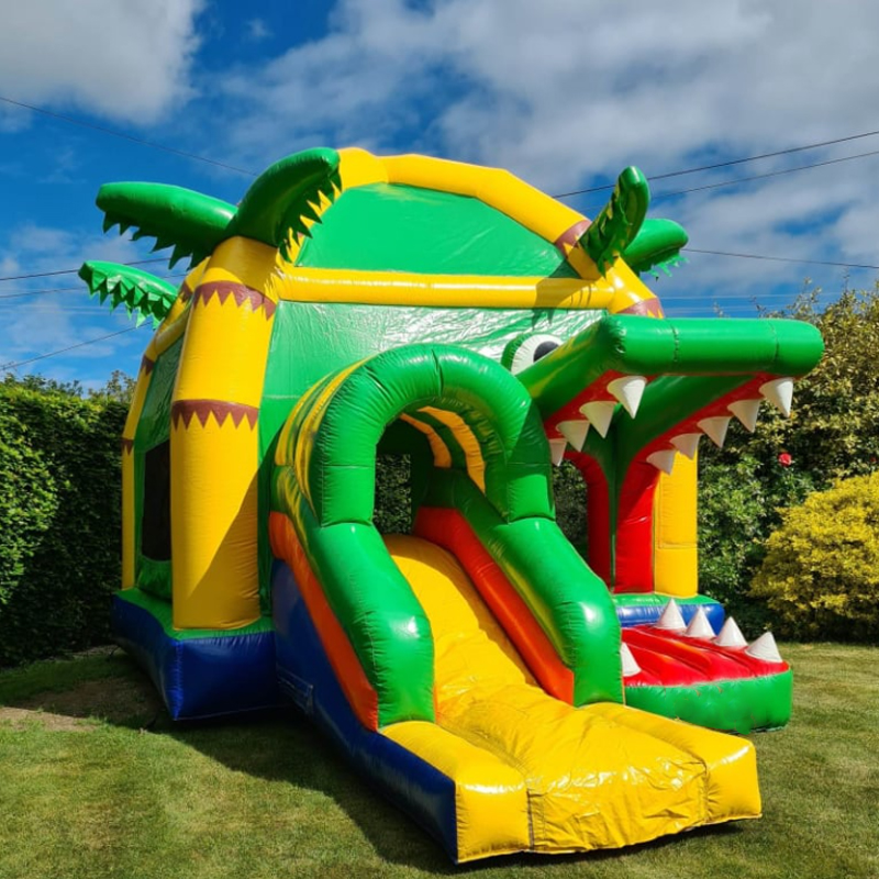 Kids Crocodile Inflatable Boun - огляд і ціна Kids Outdoor Jumping Castle