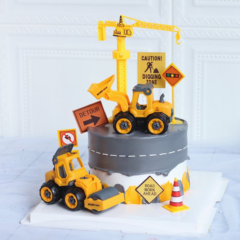 Excavator Crane Tractor Cake T - огляд і ціна Kids Outdoor Digger