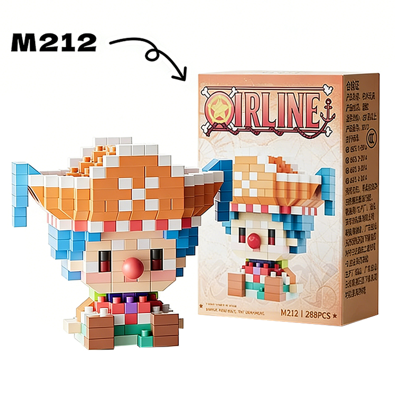Anime Character Model Luffy 3D - огляд і ціна Lego Set Technic
