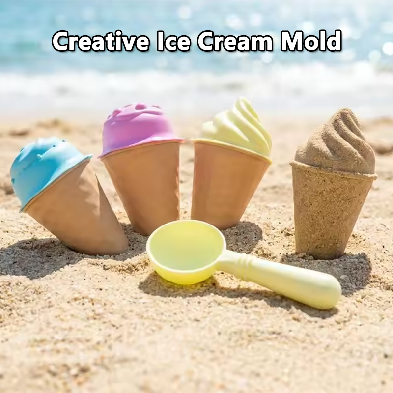 Kids Ice Cream Cone Sand Mold  - огляд і ціна Kids Outdoor Exercise Equipment