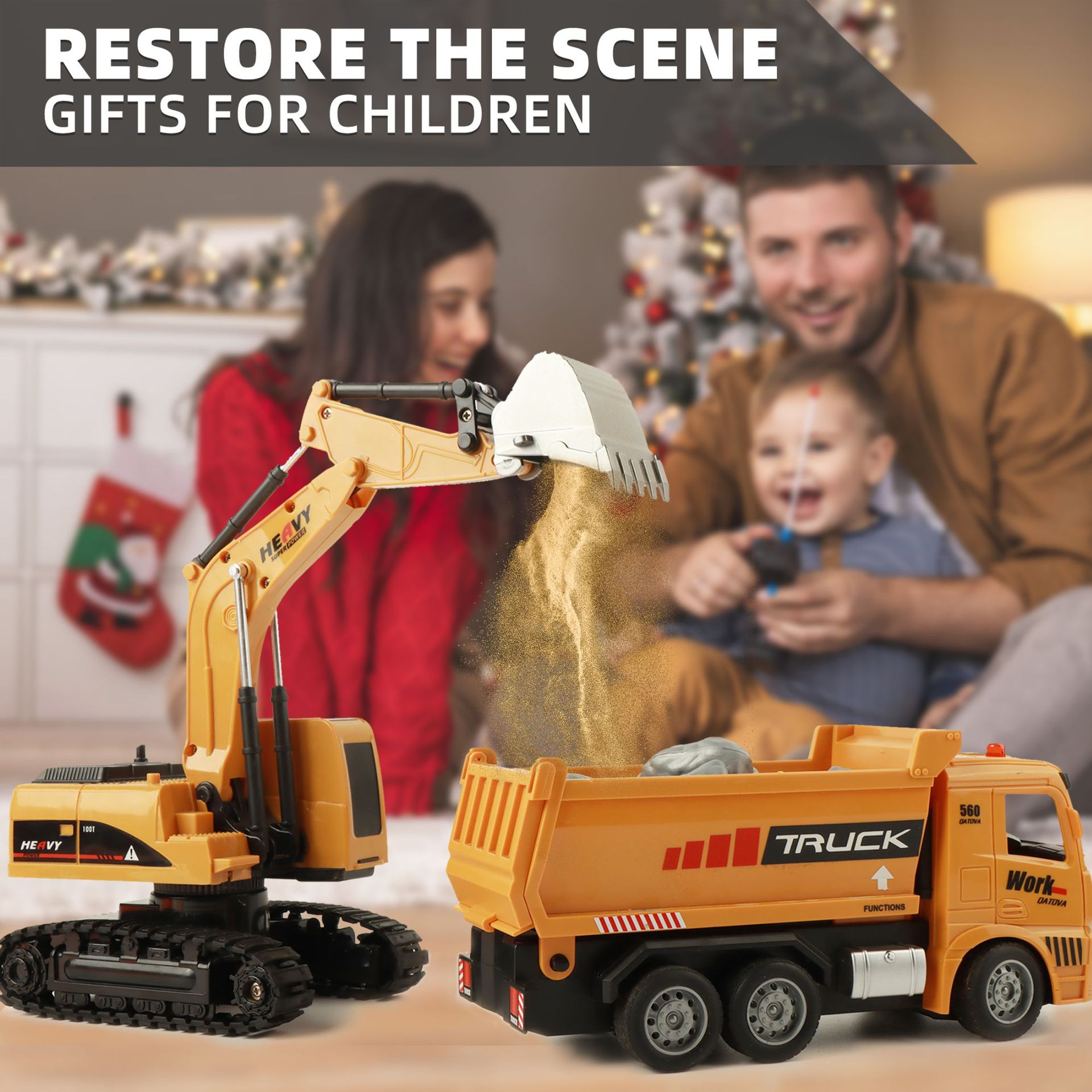 Alloy Remote Control Excavator - огляд і ціна Kids Outdoor Digger