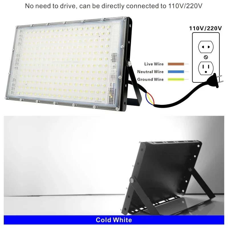 110V 220V Led Flood Light 50W  - огляд і ціна Balance Beam Outdoor
