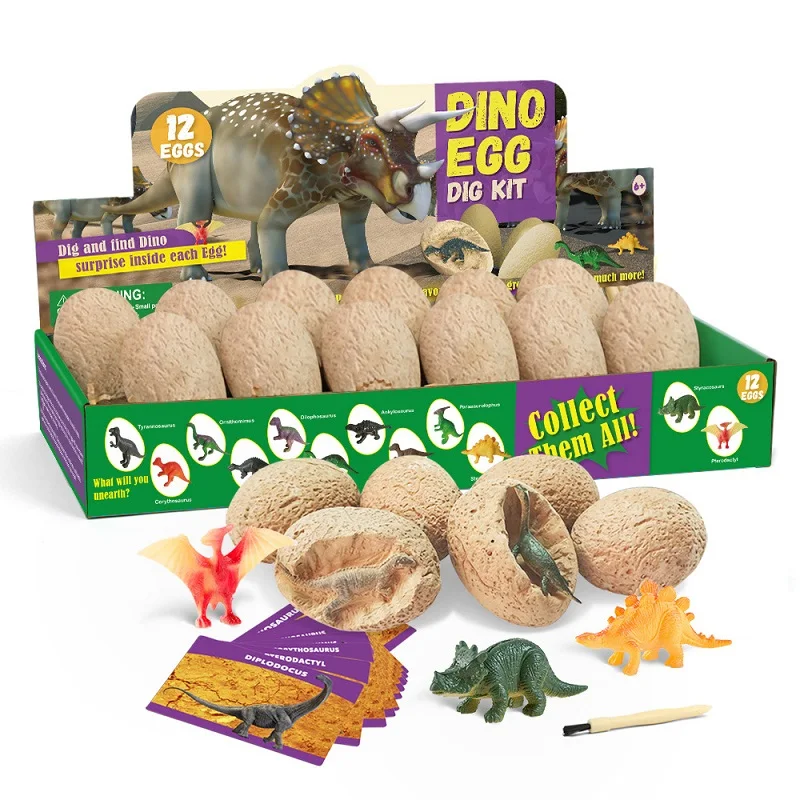 12PCS Archeological Dinosaur E - огляд і ціна Kids Outdoor Digger