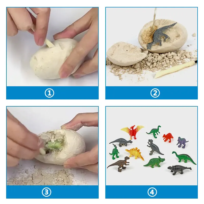 12PCS Archeological Dinosaur E - огляд і ціна Kids Outdoor Digger