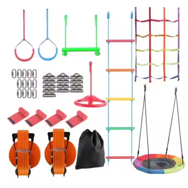 Warrior Obstacle Course Kit fo - огляд і ціна Kids Outdoor Monkey Bar Set