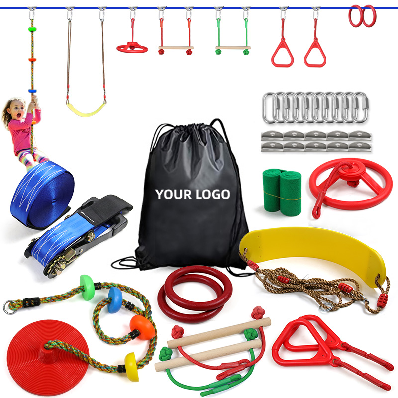 Outdoor Play Slackline Ninja W - огляд і ціна Kids Outdoor Obstacle Course