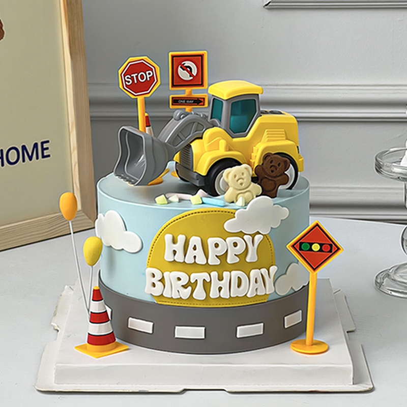 Construction Cake Toppers Birt - огляд і ціна Kids Outdoor Digger