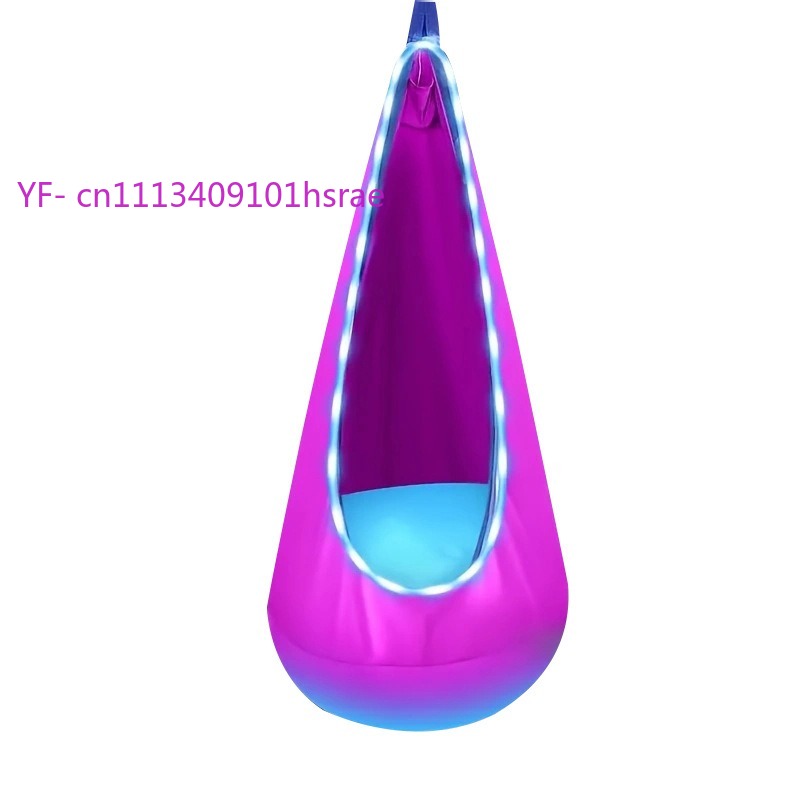 Glowing LED Inflatable Hammock - огляд і ціна Kids Outdoor Hanging Chair