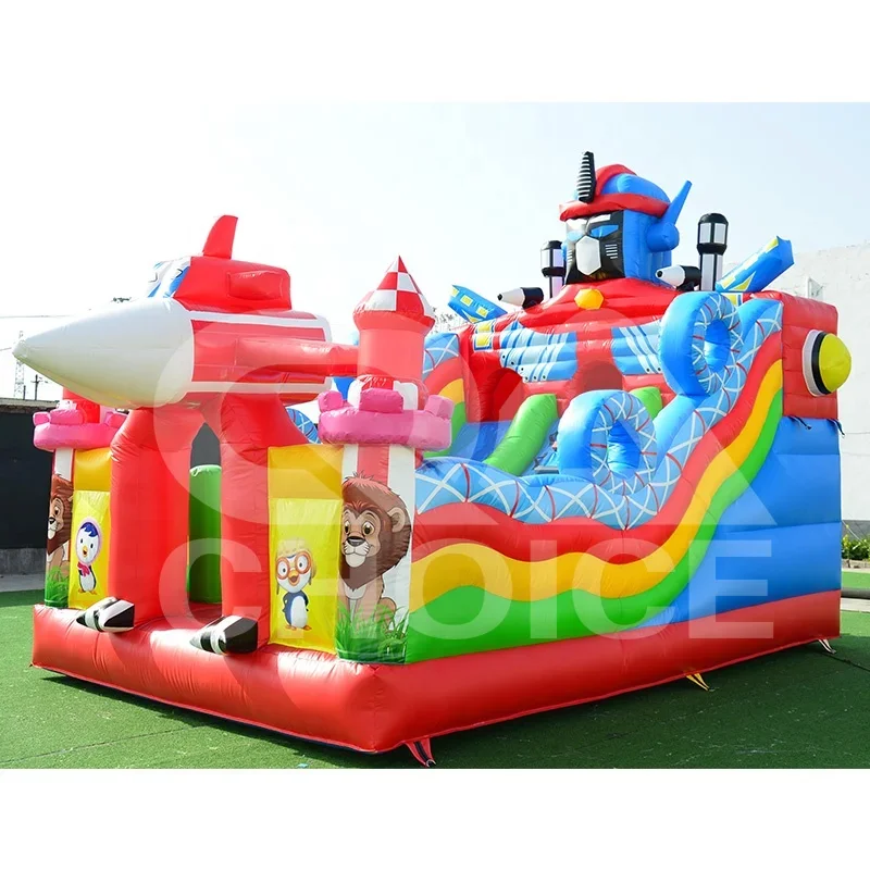 Outdoor Inflatable Bouncy Cast - огляд і ціна Kids Outdoor Jumping Castle