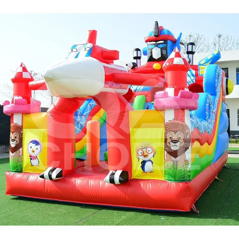 Outdoor Inflatable Bouncy Cast - огляд і ціна Kids Outdoor Jumping Castle