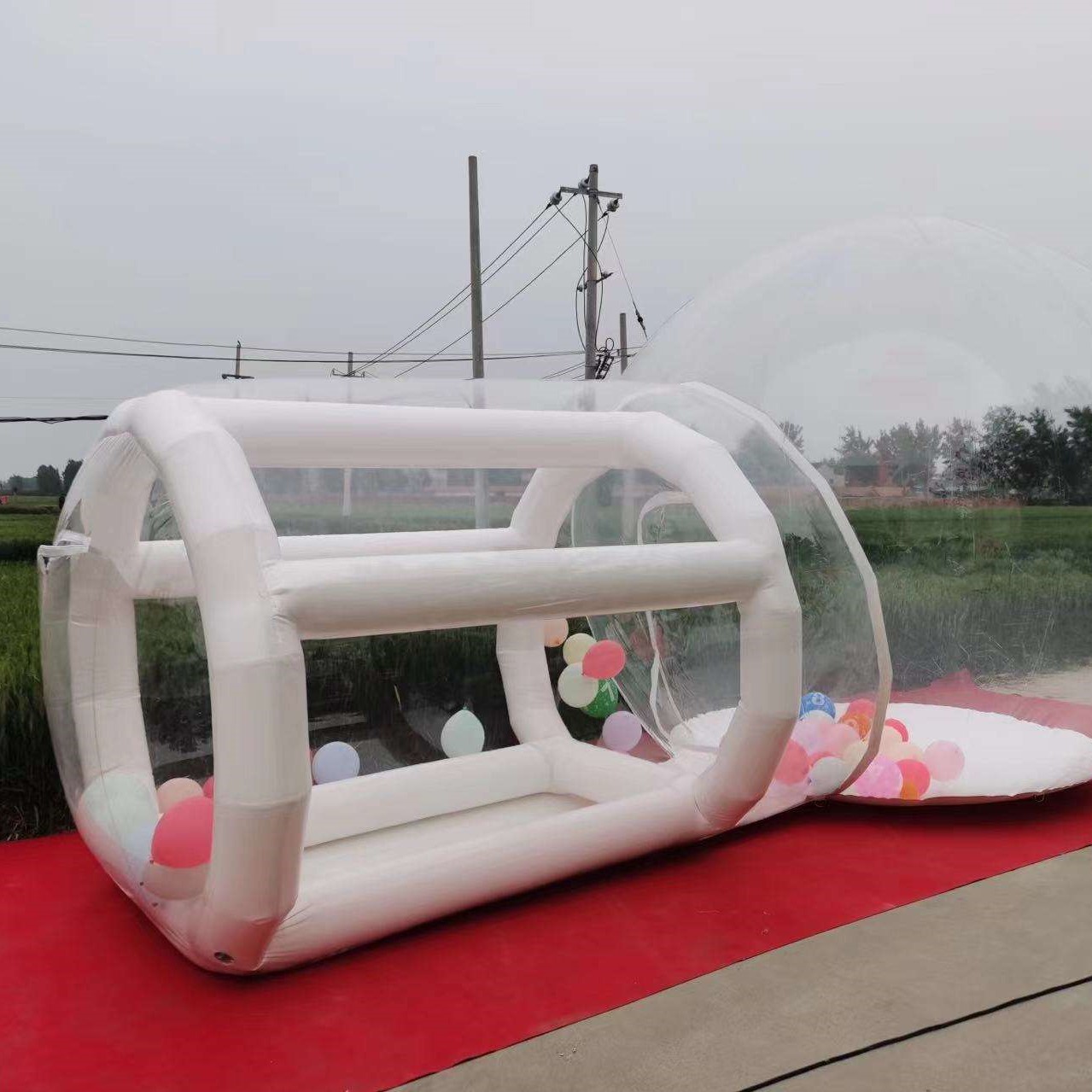 Outdoor  White PVC Inflatable  - огляд і ціна Kids Outdoor Jumping Castle