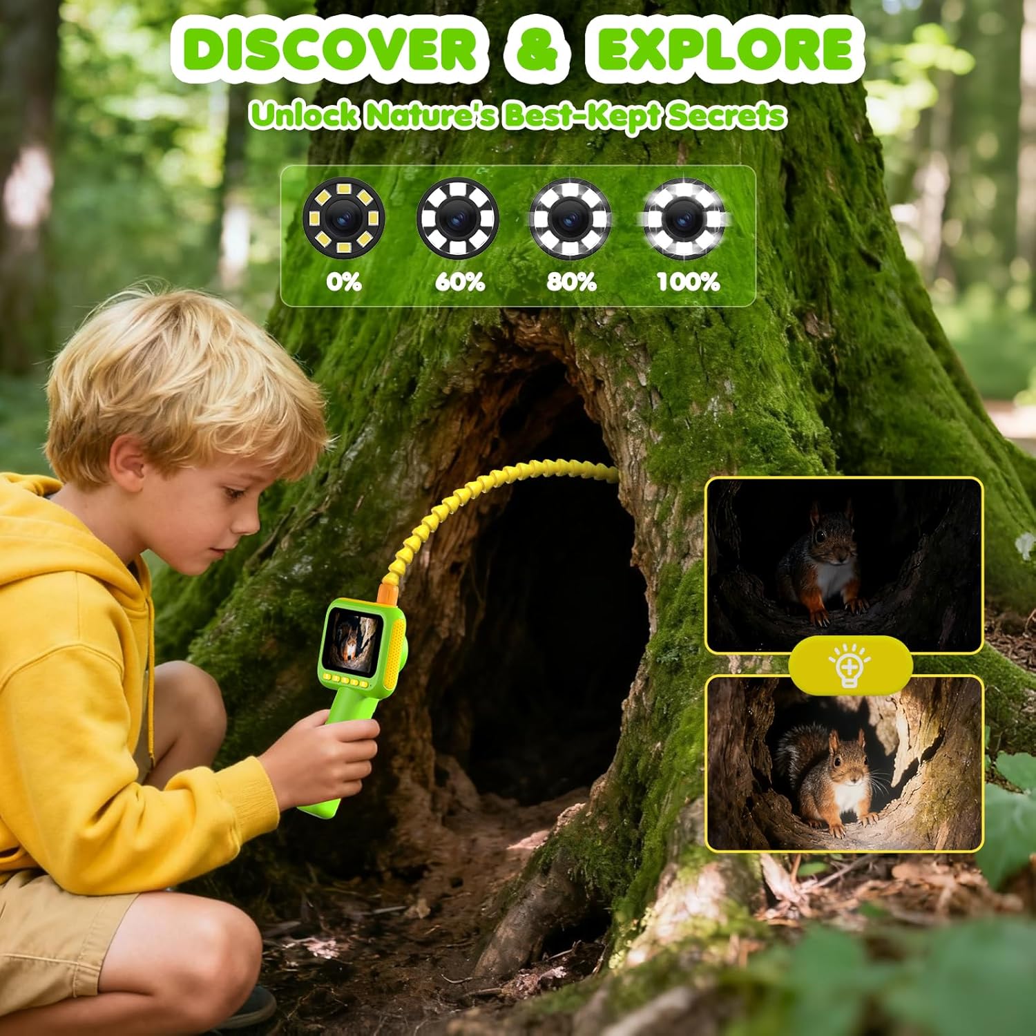 Endoscope for Kids, Borescope  - огляд і ціна Kids Outdoor Kit