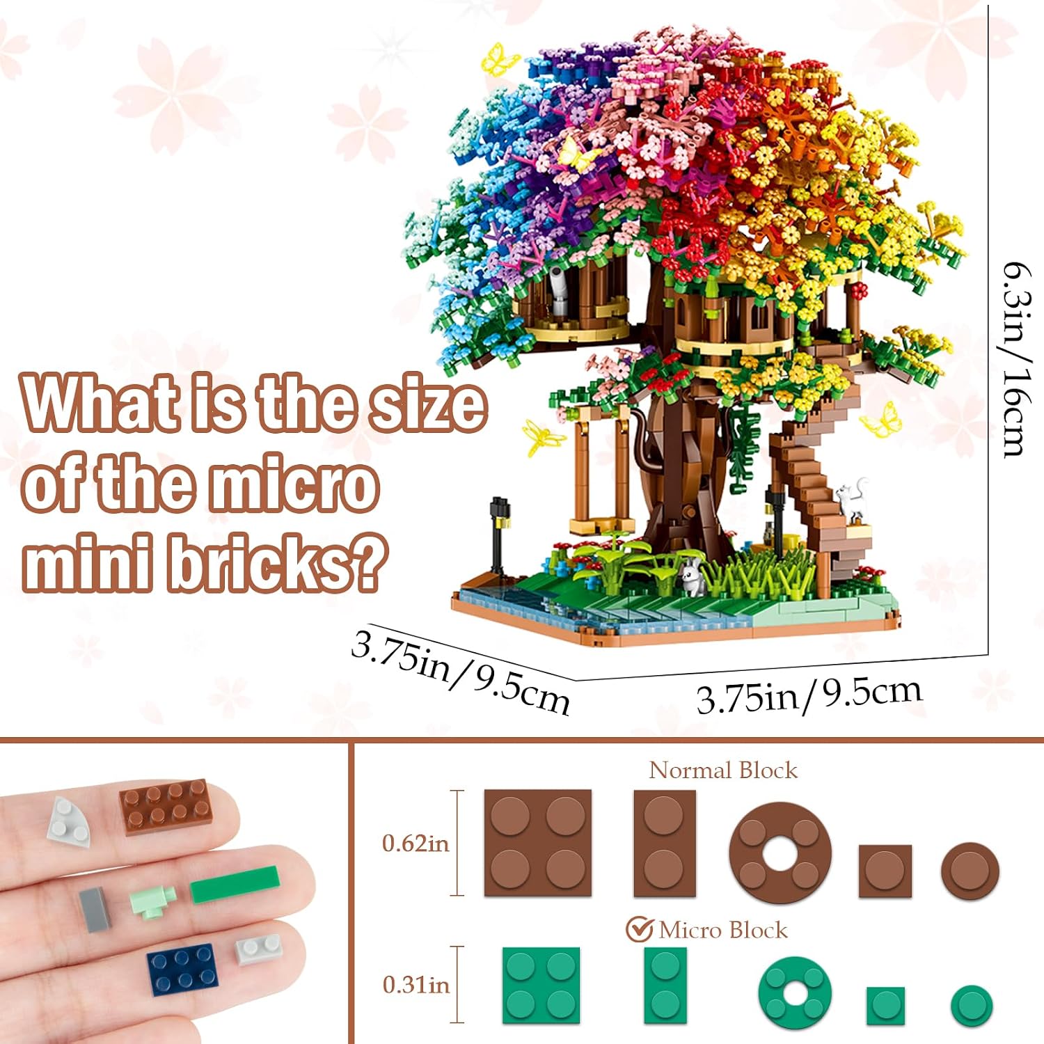 2338PCS DIY Rainbow Tree House - огляд і ціна Lego Set Technic