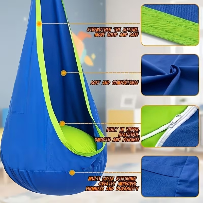 Kids Hanging Chair Indoor Outd - огляд і ціна Kids Outdoor Hanging Chair