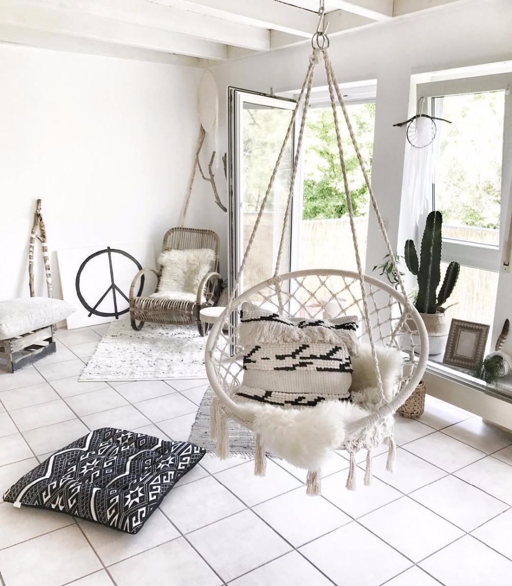 2025 Nordic Garden Handmade Kn - огляд і ціна Kids Outdoor Hanging Chair