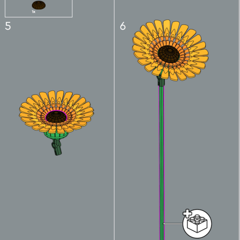 Lush Bouquet Building Blocks S - огляд і ціна Lego Set Technic